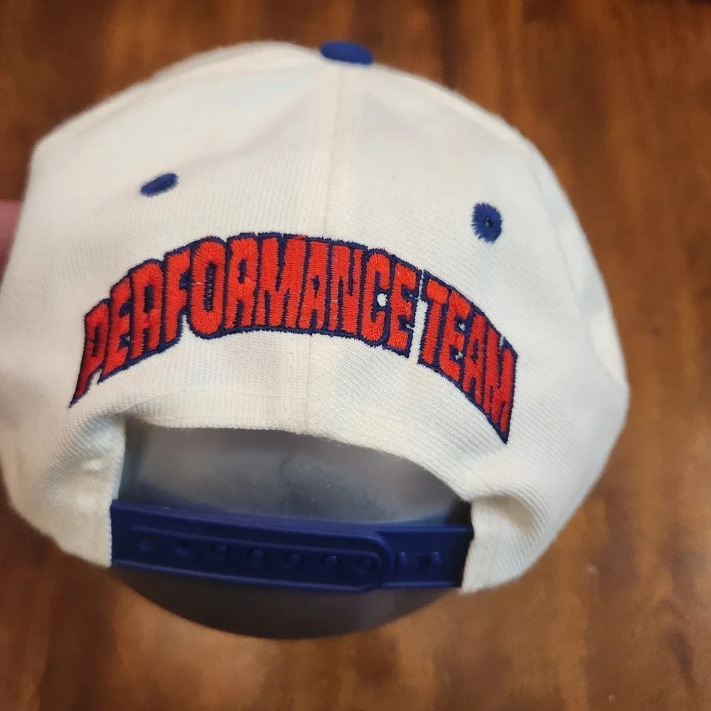 Vintage Nascar Snapback Hat One‎ Size Script Logo Valvoline Performance Team Cap